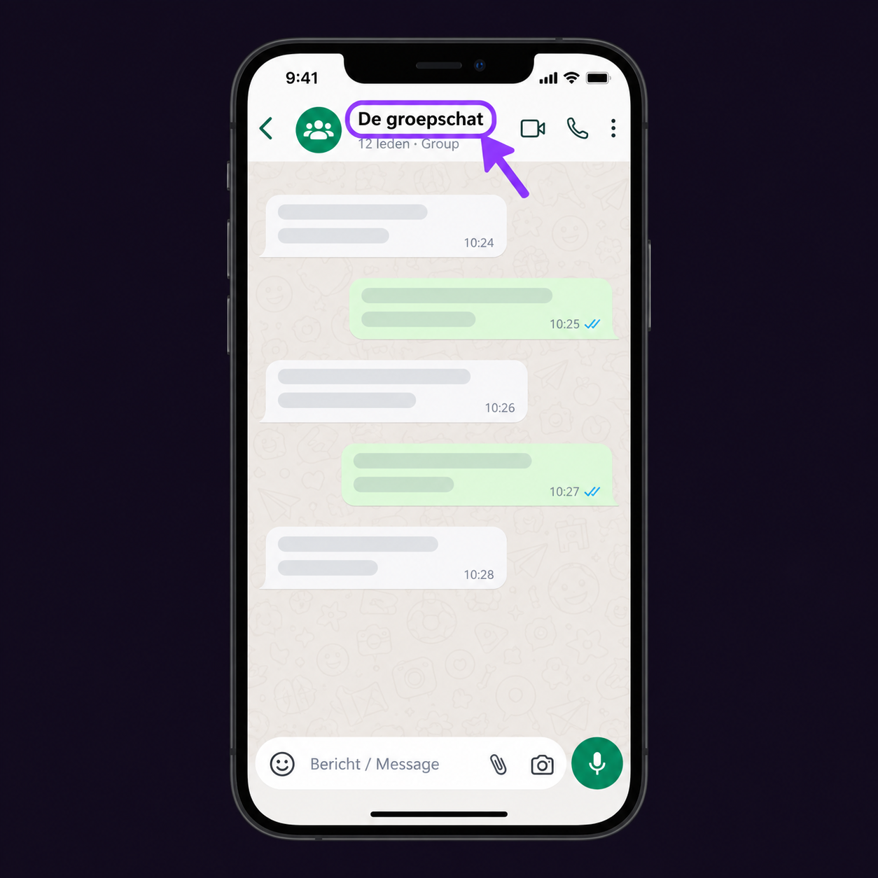 Open your group chat